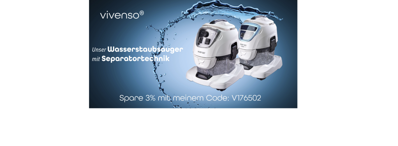 Vivenso Wasserstaubsauger Testsieger